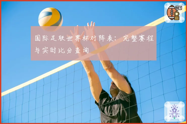国际足联世界杯对阵表：完整赛程与实时比分查询